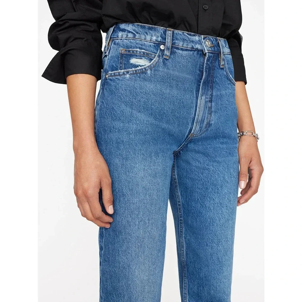 FRAME Le High N Tight Tapered Denim Jeans Stearnlee Size 30 NWT - Picture 5 of 13